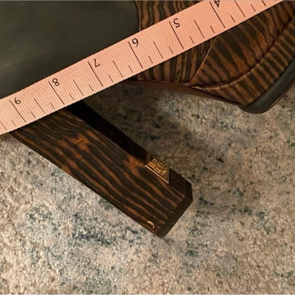 Chanel  Black and Brown Knee-High Boots - Picture 15 of 17